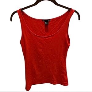 H&M Women's Dark Orange Tank Top Size Small